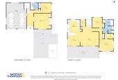 Rangitoto College zone, 4 beds +study room 2 baths house with double garage, 2 beds 1 bath ground floor, close to beach, shops, schools, 0.3 km to Browns Bay School, 1B Beechwood Road, Rothesay Bay, Auckland