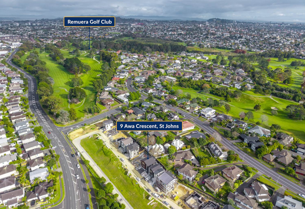 Brandnew standalone 4 beds ( 2 ensuites) 3.5 baths house with oversized double garage, central air conditioning, within easy reach of quality schools, shopping centres, parks, golf club, 9 Awa Crescent, St Johns, Auckland