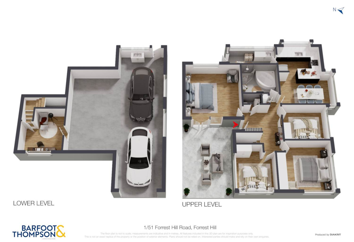 Double Westlake school zone, Renovated 3 beds + study room 1 bath house with tandem garage, close to schools, shops, supermarkets, beach, motorway access, 0.1 km to Westlake Boys’ High School, 0.3 km to Forrest Hill School, 0.7 km to Westlake Girls’ High School, 1/51 Forrest Hill Road, Milford, Auckland