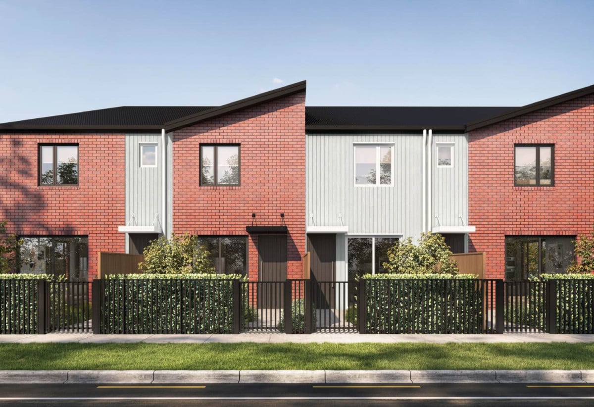 Brandnew townhouse with car park, Flexible Layouts: Choose from 2-bed/1-bath, 2-bed/2-bath, or spacious 3-bed/2-bath designs, with completion forecast for October/November 2026, close to schools, shops, 0.4 km to Mangere East School, 0.5 km to Sutton Park School, Lots 1-32/48 Tennessee Avenue, Mangere East, Auckland