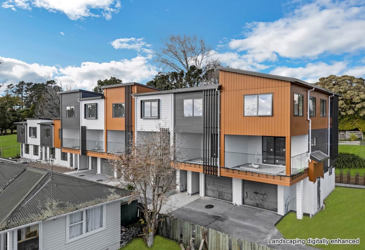 Must sell, Brandnew 2 beds, 3 beds 4 beds home with garage, within walking distance to Ranui Train Station 0.5 km to Ranui School, 1.9 km to Waitakere College, 2.6 km to Henderson Intermediate, Lots 1-10/6 Ranui Avenue, Ranui, Auckland