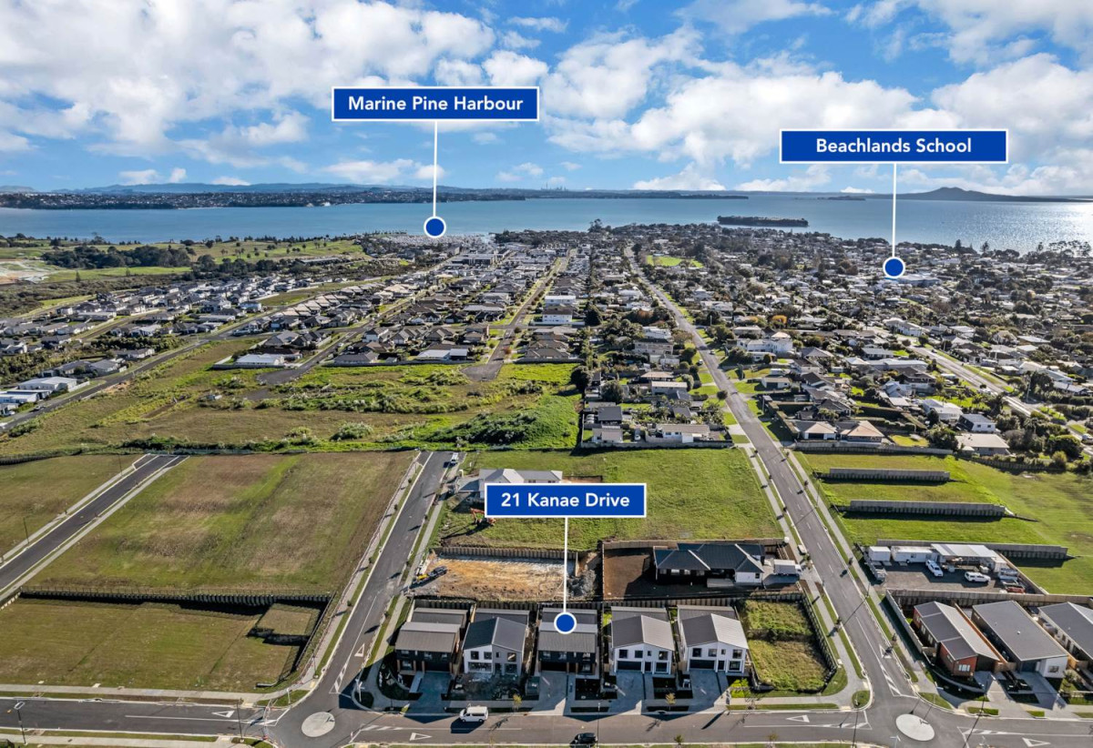 Brandnew 5 beds + study room 3.5 baths house with double garage on 414m2 section, close to town centre, beach, 21 Kanae Drive, Beachlands, Auckland, Auckland
