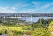 Sea Views, 1027m2 section with RC,BC, EPA to create two lots while retaining the existing home, 250m2 Renovated 5 beds + study room 2 baths house with carport, 2 beds 1 bath and rumpus room downstairs, close to schools, shops, supermarket, motorway access, 0.5 km to Onehunga High School, 0.8 km to Royal Oak Intermediate School, 39 Bel Air Drive, Hillsborough, Auckland