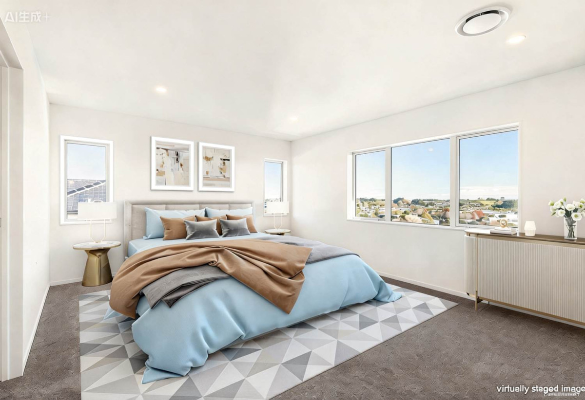 651m2 section, 2 Kitchens, 7 beds (2 ensuites) 4.5 baths house with double garage, 2 beds 1 bath and lounge on Level 1, 1 bed granny on Level 2, 4 beds 2 baths on Level 3, close to schools and town centre, 0.9 km to Valley School, 1.8 km to Pukekohe High School and Pukekohe Intermediate, 60 Cape Hill Road, Pukekohe, Auckland