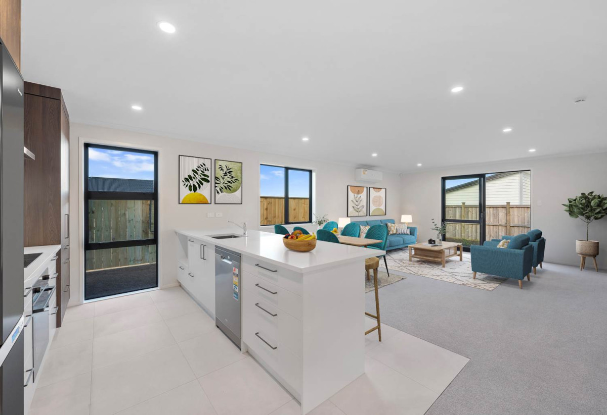 GJ Gardner Home with a 10-Year Master Build Guarantee, 4 beds 2 baths house with double garage, easy access to schools shops, motorway access, 0.1 km to Ngakoroa School, 10B Cronshaw Road, Karaka,Auckland