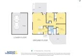 Brick and tile 3 beds 1 bath house with garage and expansive, fully fenced backyard, close to schools, shops, supermarket, beaches, 0.5 km to Sherwood School (Auckland), 0.9 km to Northcross Intermediate, 2/7 Newstead Avenue, Browns Bay, Auckland