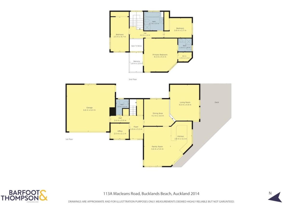 Macleans College zone, 538m2 section, 3 beds + study room 2 baths house with double garage, close to schools, beaches, golf club, shops, 0.5 km to Macleans College, 0.7 km to Macleans Primary School, 0.8 km to Bucklands Beach Intermediate, 113A Macleans Road, Bucklands Beach, Auckland