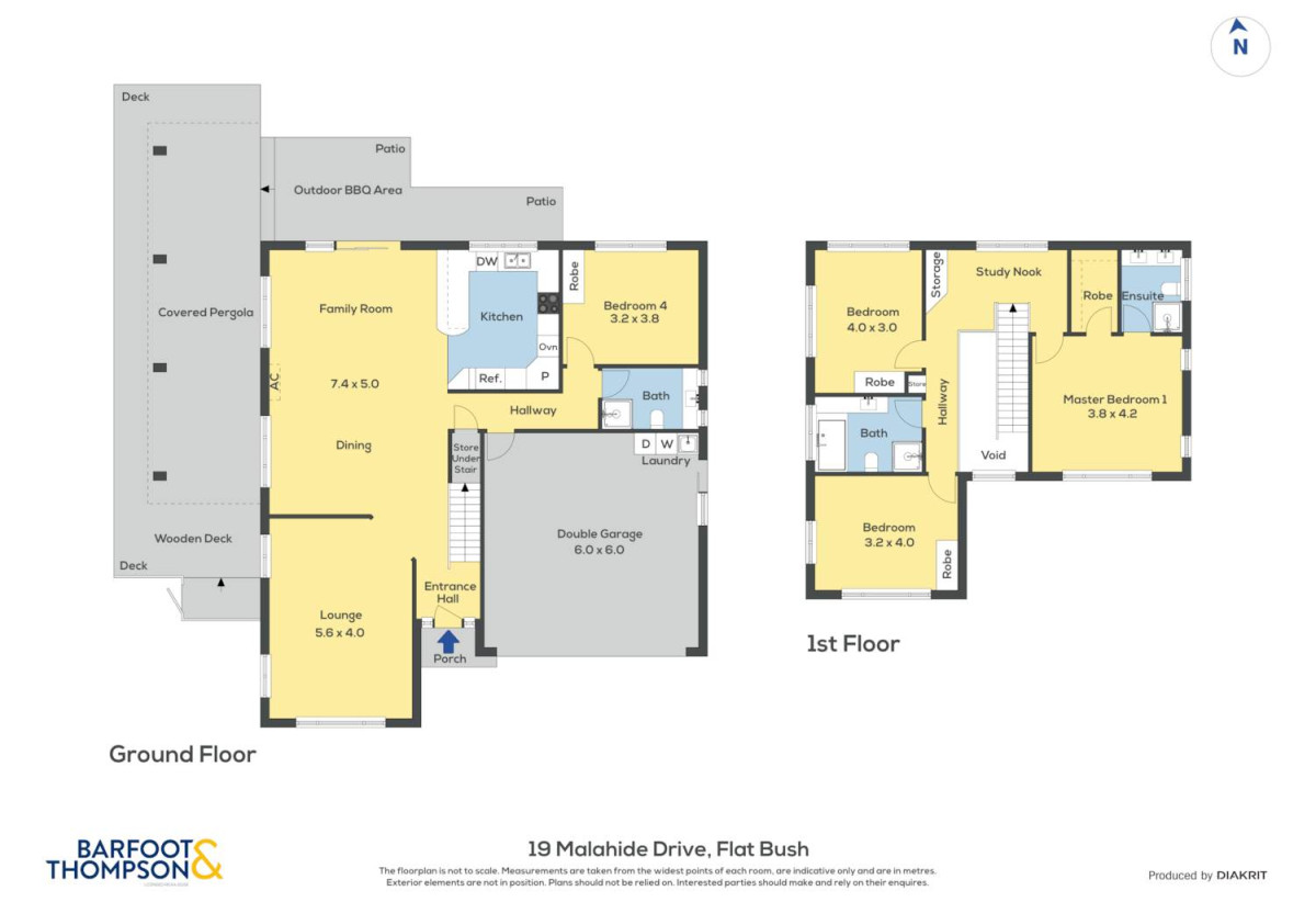 Must sell, Vendor Going Overseas, 4 beds + study area 3 baths house with double garage, close to schools, shopping centres, parks, 0.7 km to Ormiston Senior College and Mission Heights Junior College, 19 Malahide Drive, Flat Bush, Auckland