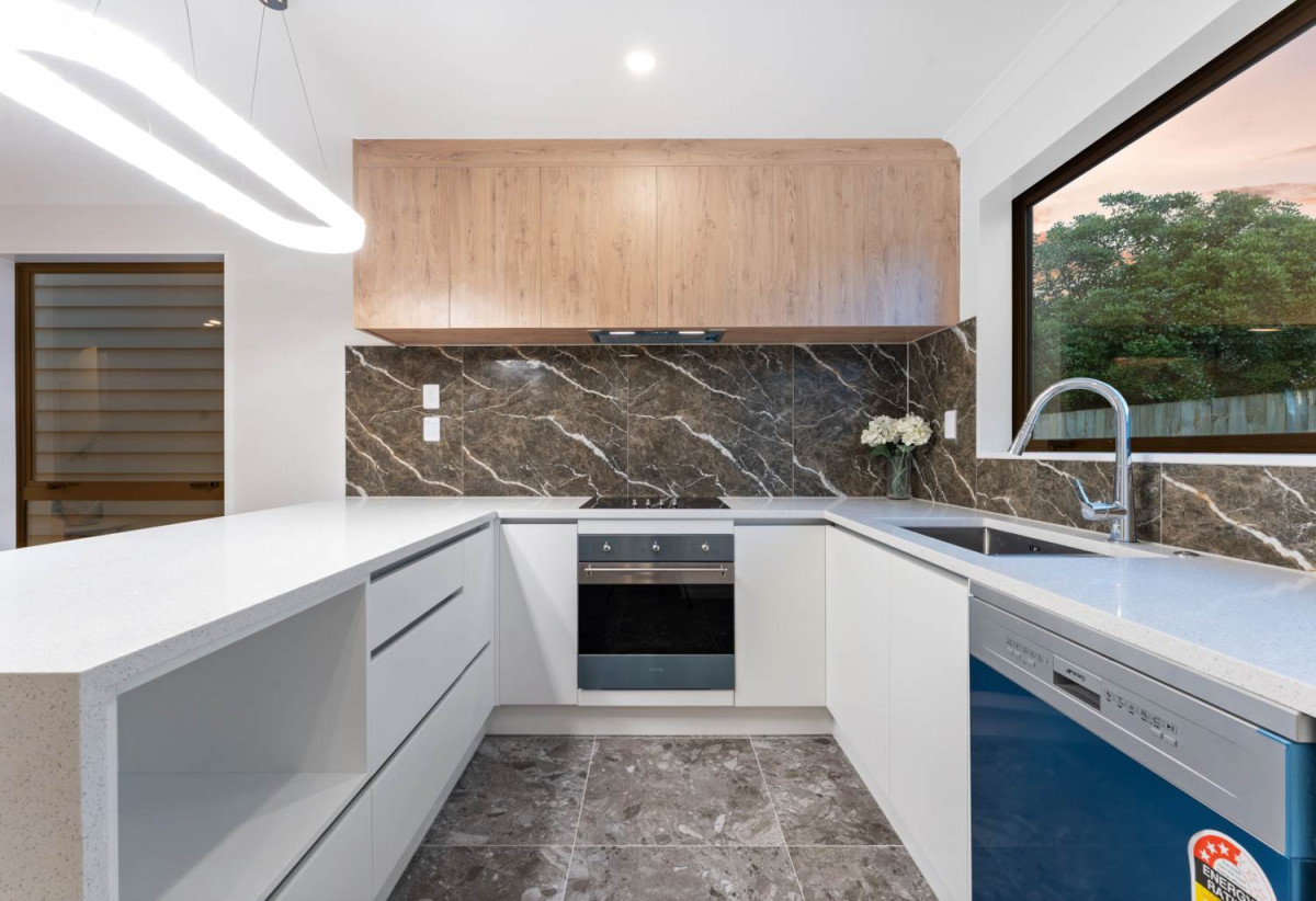 Brandnew standalone 5 beds 3 baths home with garage, close to schools, shops, 0.2 km to Ranui School, 1.6 km to Waitakere College, 2.2 km to Henderson Intermediate, 3A-3D Greenock Road, Ranui, Auckland