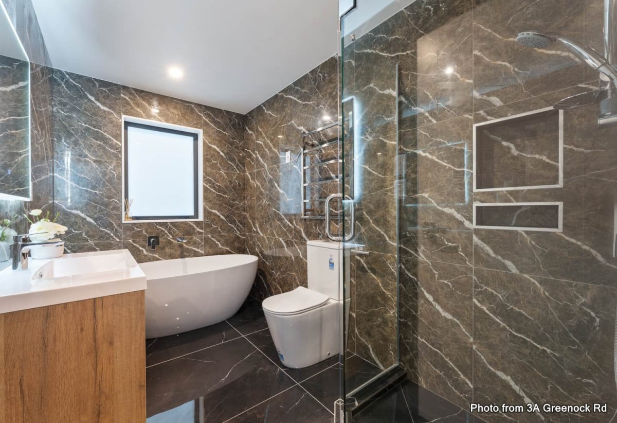 Brandnew standalone 5 beds 3 baths home with garage, close to schools, shops, 0.2 km to Ranui School, 1.6 km to Waitakere College, 2.2 km to Henderson Intermediate, 3B Greenock Road, Ranui, Auckland