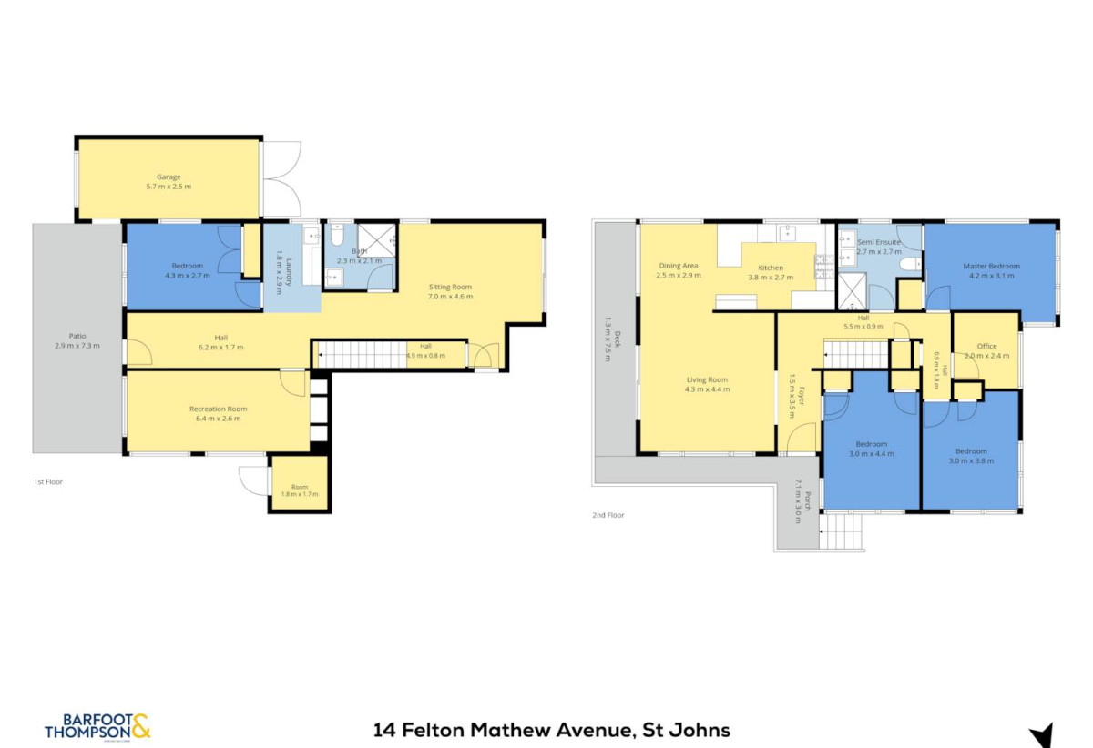 607m2 section, Renovated 4 beds + study room and a Flexi room 2 baths house with garage, 1 bed + Flexi room 1 bath downstairs, close to Glen Innes Train Station, Pak’nSave, town centre, 1.2 km to Selwyn College, 1.9 km to Stonefields School, 14 Felton Mathew Avenue, St Johns, Auckland