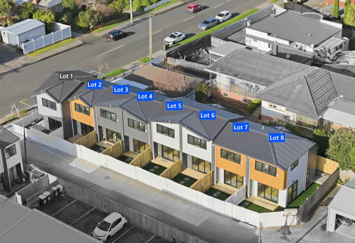 10-Years Master Builder Warranty, Brandnew 1 bed + Flxi room 1 bath townhouse, Walk to restaurants, bus stops, train stations, and supermarkets, 0.7 km to Stanhope Road School, 12 Lunn Avenue, Mt Wellington, Auckland