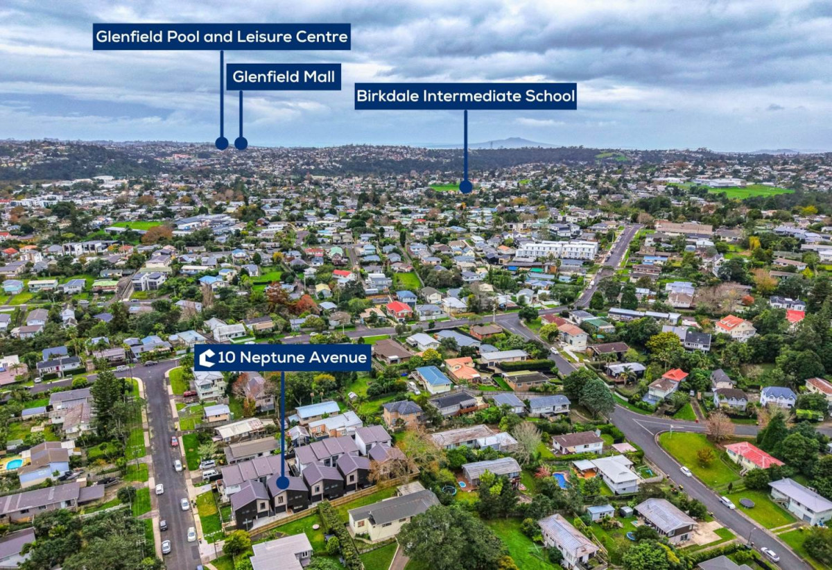 10-Year Stamford Warranty, Brandnew standalone 3 beds 2.5 baths home with garage, close to beach waterfront reserve, walking tracks, Beach Haven Village, 0.5 km to Beach Haven School, 1.3 km to Birkdale Intermediate School, 10E Neptune Avenue, Beach Haven, Auckland