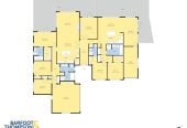 Home and income on 2502m2 section, 2 kitchens, main house 3 beds 2 baths with double garage, a private guest wing 2 beds 1 bath with its own entrance and single garage, overlooking the picturesque Torbay Heights Reserve, Approximately 10 minutes to Albany Mega Centre, close to schools, beach, 1.2 km to Long Bay School, 1.5 km to Long Bay College, 2 km to Northcross Intermediate, 349 Glenvar Road, Long Bay, Auckland
