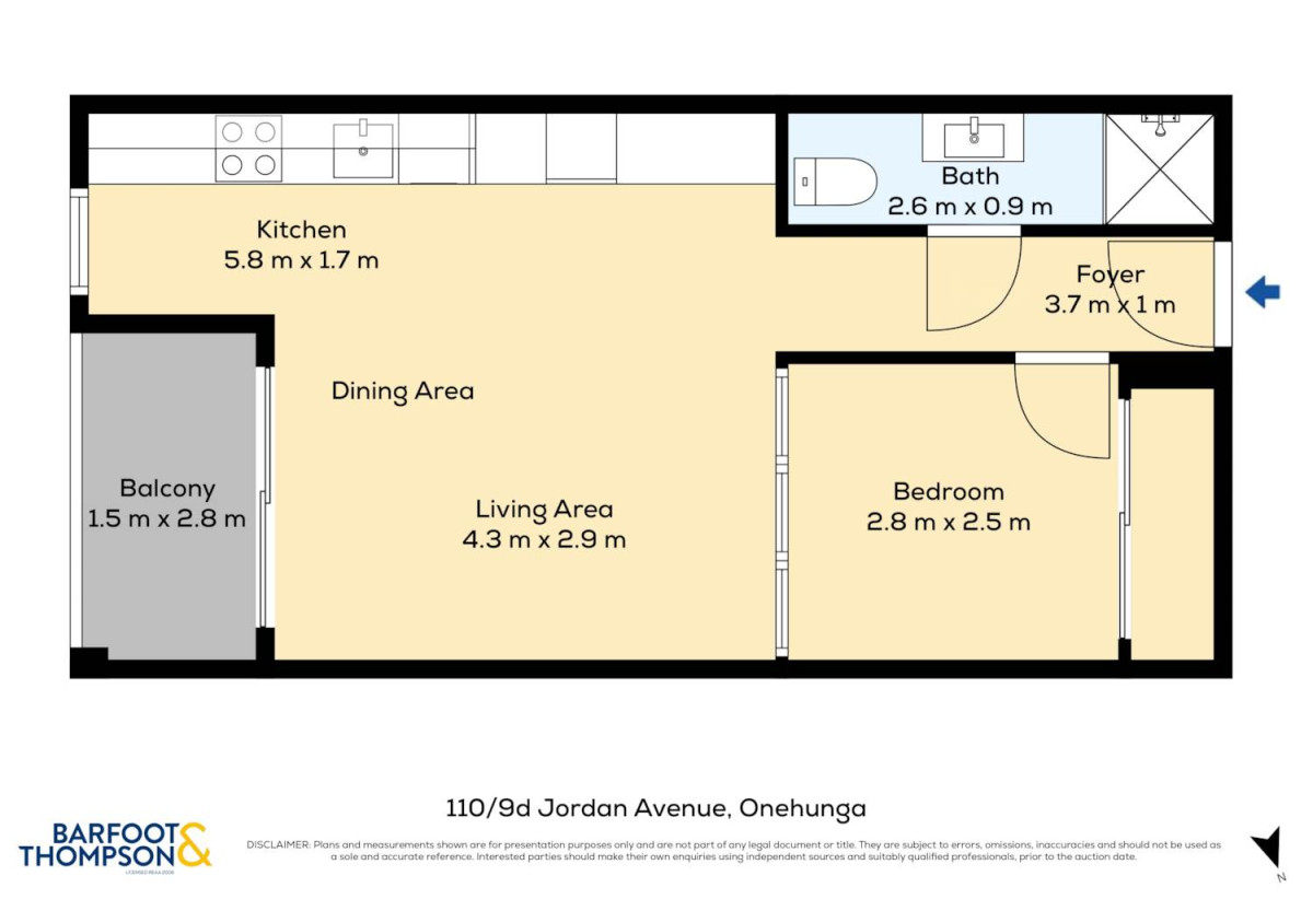 Forget the Council CV, 50m2 1 bed 1 bath apartment, close to schools, shops, shopping centres, 0.6 km to Onehunga Primary School, 1.2 km to Royal Oak Intermediate School, 110/9D Jordan Avenue, Onehunga, Auckland