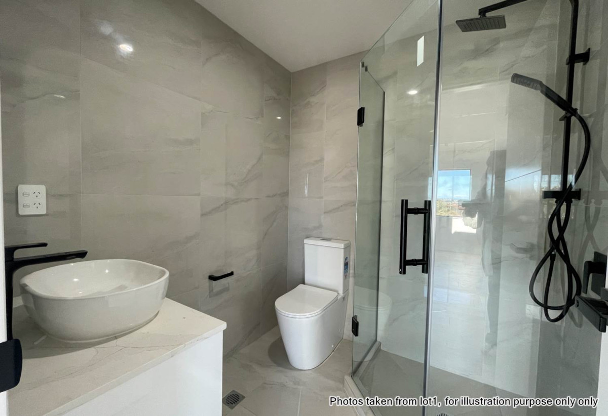 Brandnew 4 beds 3 baths home with garage, 1 bed 1 bath ground floor, close to schools, parks, shopping centre, 0.6 km to Sunny Hills School, 1.3 km to Farm Cove Intermediate, 1.9 km to Pakuranga College, Lot 3, 4 Glenmore Road, Sunnyhills, Auckland