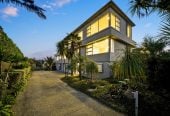 Double Westlake school zone, Breathtaking 180° Views, Sea Views, city skyline views, 640m2 section, 4 beds (2 ensuites) + large office room and rumpus room 3.5 baths house with double garage, 2024 luxury renovated, close to beach, Milford shops, schools, Zoned for Campbells Bay School, Westlake Boys’ and Westlake Girls’ High Schools, and Murrays Bay Intermediate, 62 Seaview Road, Castor Bay, Auckland