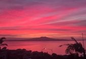 Double Westlake school zone, Breathtaking 180° Views, Sea Views, city skyline views, 640m2 section, 4 beds (2 ensuites) + large office room and rumpus room 3.5 baths house with double garage, 2024 luxury renovated, close to beach, Milford shops, schools, Zoned for Campbells Bay School, Westlake Boys’ and Westlake Girls’ High Schools, and Murrays Bay Intermediate, 62 Seaview Road, Castor Bay, Auckland