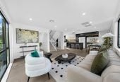 Next to a reserve, 5 beds (3 ensuites) 4 baths house with garage, The lower level features 2 bedrooms, 1 bathroom and a separate entrance, close to schools, Wairau Park Shopping Centre, 0.6 km to Target Road School, 17B Cheval Drive, Totara Vale, Auckland
