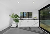Next to a reserve, 5 beds (3 ensuites) 4 baths house with garage, The lower level features 2 bedrooms, 1 bathroom and a separate entrance, close to schools, Wairau Park Shopping Centre, 0.6 km to Target Road School, 17B Cheval Drive, Totara Vale, Auckland