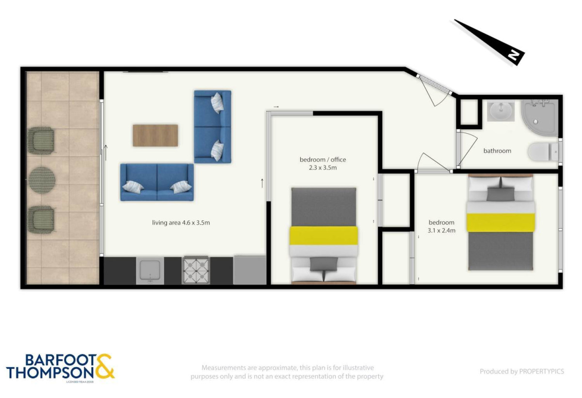 For rent, Auckland Grammar School zone, Pets considered on request, Fully Furnished 2 beds 1 bath Apartment with Secure Car Park, available 19th June, 203/10 Flower Street, Eden Terrace, Auckland