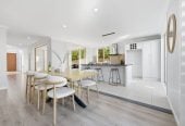 600m2 section, 5 beds (2 ensuites) 3.5 baths house with double garage, close to shops, schools, 0.8 km to Oteha Valley School, 1.1 km to Northcross Intermediate, 8 Hornbill Drive, Fairview Heights, Auckland
