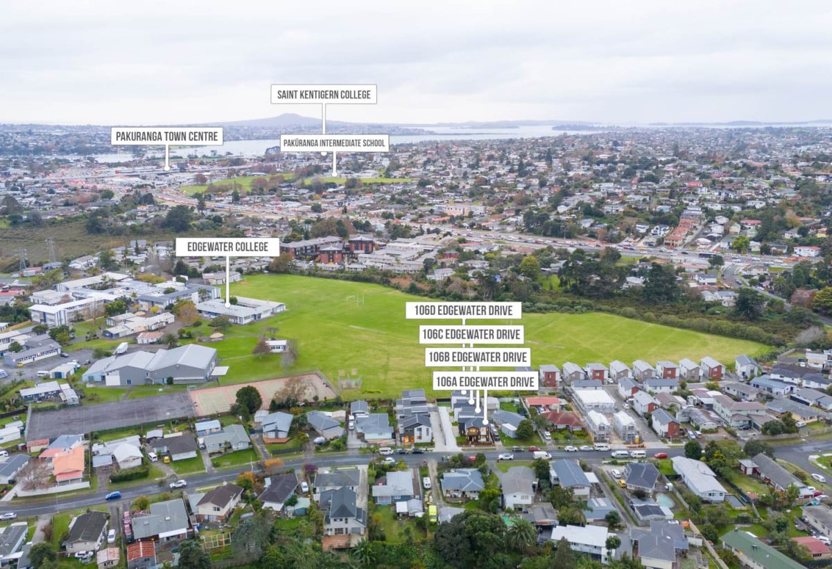 10-Year Building Warranty, Brandnew standalone 4 beds 2.5 baths home with garage, close to schools, shops, supermarkets, reserves, 0.3 km to Edgewater College, 1.1 km to Anchorage Park School, 1.2 km to Pakuranga Intermediate, 106A Edgewater Drive, Pakuranga, Auckland