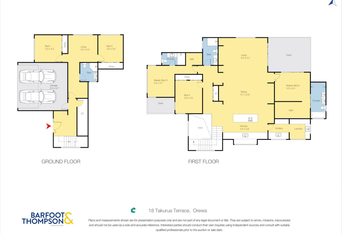 319m2 Standalone 5 beds (1 ensuite) 4 baths house with double garage on 555m2 section, close to schools, motorway access, Orewa Beach, Silverdale Shopping Mall, 0.3 km to Nukumea School, 2 km to Orewa College, 18 Takurua Terrace, Orewa, Auckland