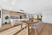 587m2 section, 227m2 Brandnew standalone 5 beds (1 ensuite) 3 baths house with double garage and big backyard, 3 beds 1 bath ground floor, move-in ready, close to schools, shops, beach, motorway access, 0.5 km to Nukumea School, 2 km to Orewa College, 242E West Hoe Heights, Orewa, Auckland