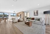587m2 section, 227m2 Brandnew standalone 5 beds (1 ensuite) 3 baths house with double garage and big backyard, 3 beds 1 bath ground floor, move-in ready, close to schools, shops, beach, motorway access, 0.5 km to Nukumea School, 2 km to Orewa College, 242E West Hoe Heights, Orewa, Auckland