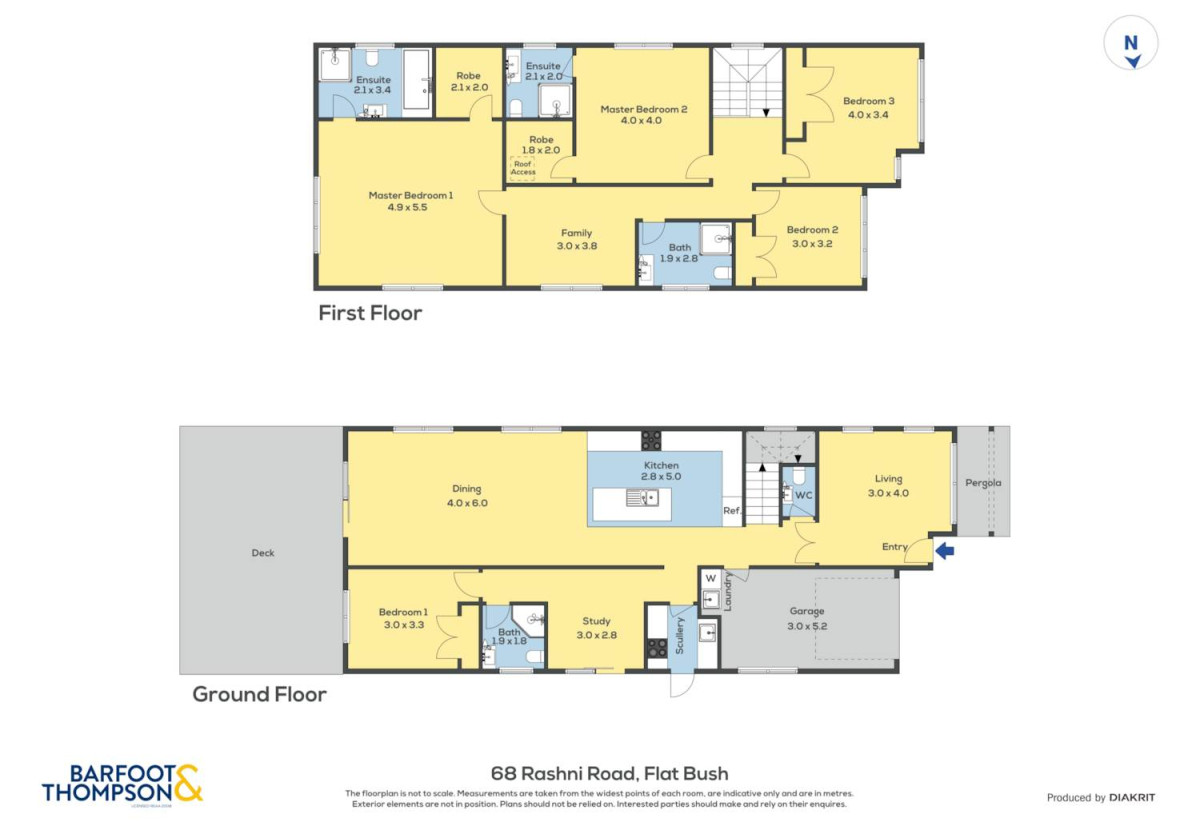 For rent, Ormiston Junior and Senior College zone, 2 Kitchens, 5 beds (2 ensuites) 4.5 baths house with garage and 1 bed 1 bath granny, available 6th July, 68 Rashni Road, Flat Bush, Auckland