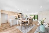 587m2 section, 227m2 Brandnew standalone 5 beds (1 ensuite) 3 baths house with double garage and big backyard, 3 beds 1 bath ground floor, move-in ready, close to schools, shops, beach, motorway access, 0.5 km to Nukumea School, 2 km to Orewa College, 242E West Hoe Heights, Orewa, Auckland