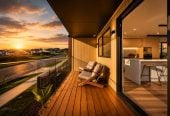 587m2 section, 227m2 Brandnew standalone 5 beds (1 ensuite) 3 baths house with double garage and big backyard, 3 beds 1 bath ground floor, move-in ready, close to schools, shops, beach, motorway access, 0.5 km to Nukumea School, 2 km to Orewa College, 242E West Hoe Heights, Orewa, Auckland