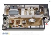 Vendor MUST Sell, Auckland Girls’ Grammar School zone, Freehold 2 beds 1 bath apartment, One secured carpark under a separate title, Internal floor area of approx. 60sqm plus a generous balcony, 0.8 km to Auckland Girls’ Grammar School, 402/168 Hobson Street, City Centre, Auckland