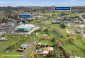 3008m2 section, Nearby Pokeno town centre and Woolworths supermarket, 2 beds 1 bath house with standalone garage, plus a separate sleepout with two rooms, close to motorway access, Zoned Medium Density Residential, with potential for subdivision (subject to council approval), 15A Selby Street, Pokeno