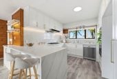 Sea Views, 640m2 section, 316m2 Brick 6 beds (2 ensuites) 4 baths house with double garage, close to schools, reserves, easy motorway access, 0.4 km to Marina View School, 0.9 km to Hobsonville School, 42 Westpark Drive, West Harbour, Auckland
