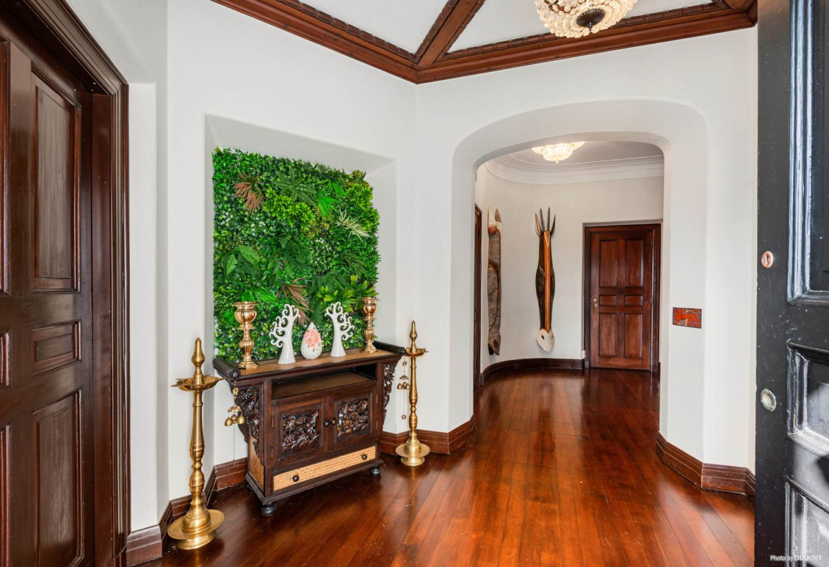 1212m2 section, Historic Elegance, Iconic Prestige, Double Grammar school zone, 5 beds + study room 4 baths house with triple garage, Designed in 1926 by renowned architect William Gummer as his own family home, Constructed in solid double brick and opposite Auckland Grammar School, minutes from Newmarket, 0.1 km to Auckland Grammar, 0.4 km to Newmarket School, 1 km to Epsom Girls’ Grammar School, 46 Mountain Road, Epsom, Auckland
