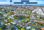 607m2 section, 3 beds 1 bath house with carport, close to schools, shops, supermarkets, 0.7 km to Target Road School, 1.5 km to Wairau Intermediate School, 1.7 km to Glenfield Intermediate School, 16 Wanita Place, Totara Vale, Auckland