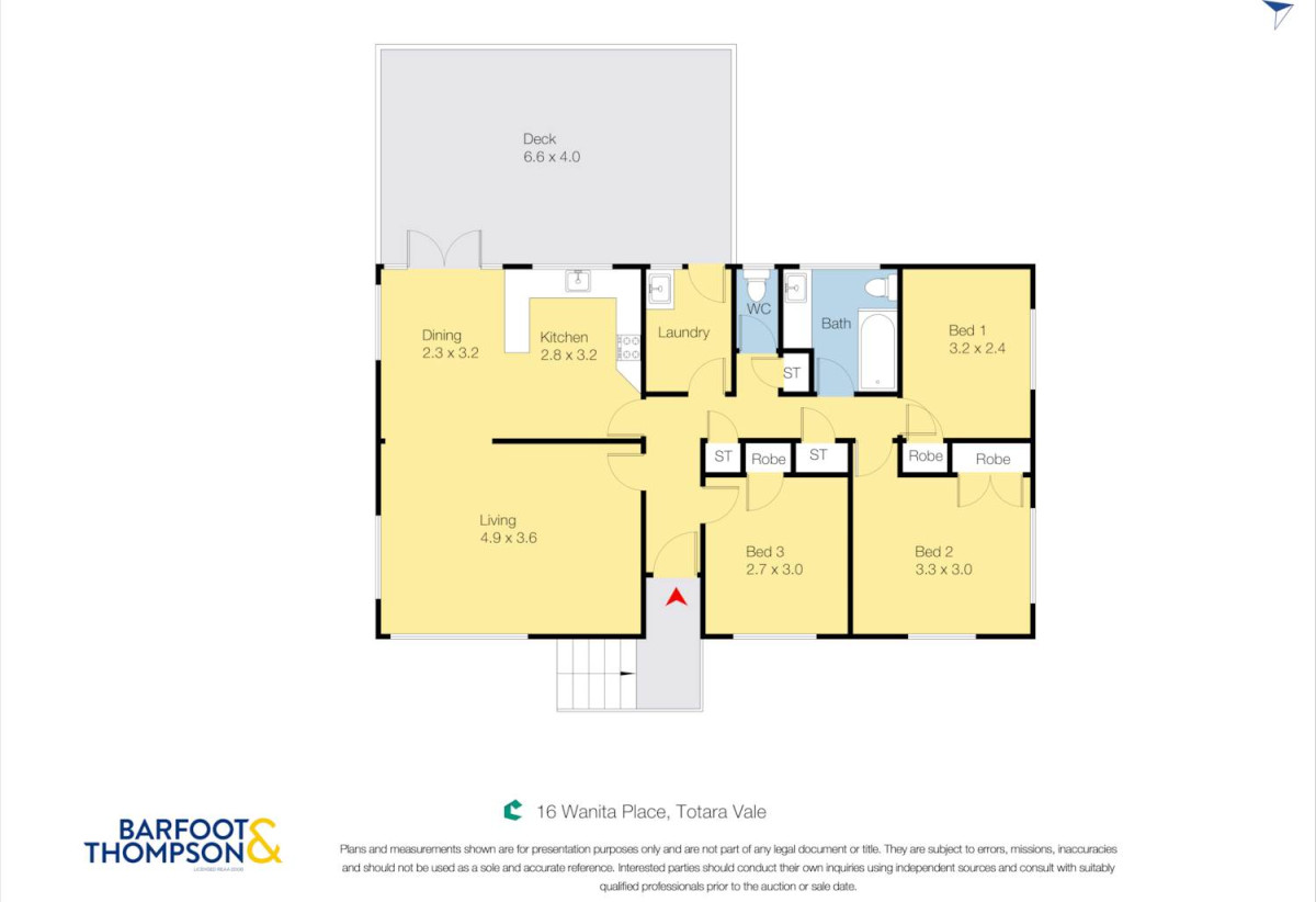 607m2 section, 3 beds 1 bath house with carport, close to schools, shops, supermarkets, 0.7 km to Target Road School, 1.5 km to Wairau Intermediate School, 1.7 km to Glenfield Intermediate School, 16 Wanita Place, Totara Vale, Auckland