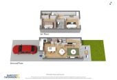 2 beds 1.5 baths townhouse with car park, close to schools, Lynn Mall shopping centre, 0.5 km to New Lynn School, 14 Dorothy Thorpe Way, New Lynn, Auckland