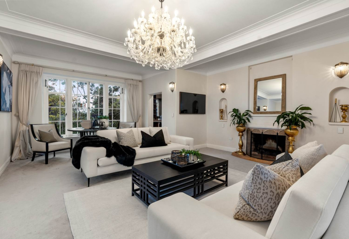 1212m2 section, Historic Elegance, Iconic Prestige, Double Grammar school zone, 5 beds + study room 4 baths house with triple garage, Designed in 1926 by renowned architect William Gummer as his own family home, Constructed in solid double brick and opposite Auckland Grammar School, minutes from Newmarket, 0.1 km to Auckland Grammar, 0.4 km to Newmarket School, 1 km to Epsom Girls’ Grammar School, 46 Mountain Road, Epsom, Auckland