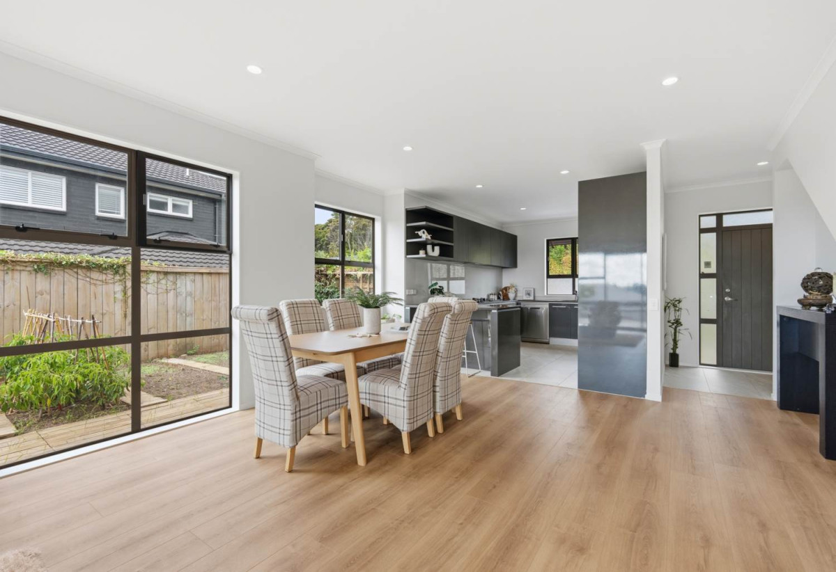 Built by Fletcher Living, 509m2 section, 5 beds (1 ensuite) 2.5 baths house with double garage, Located within easy reach of motorway connections, quality schools, parks, and local amenities, 30 Mackay Drive, Greenhithe, Auckland