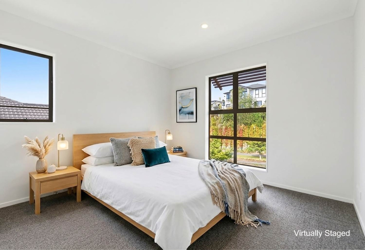 Built by Fletcher Living, 509m2 section, 5 beds (1 ensuite) 2.5 baths house with double garage, Located within easy reach of motorway connections, quality schools, parks, and local amenities, 30 Mackay Drive, Greenhithe, Auckland