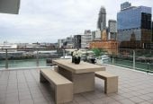 Auckland Girls’ Grammar School zone, Leasehold, 1 bed 1 bath studio apartment, Spacious 50sqm internal layout plus a huge private balcony, positioned in Auckland’s prestigious Princes Wharf. North-facing Corner position with sweeping views of the city, harbour, North Head & Rangitoto, 2.1 km to Auckland Girls’ Grammar School, 39/139 Quay Street, City Centre, Auckland