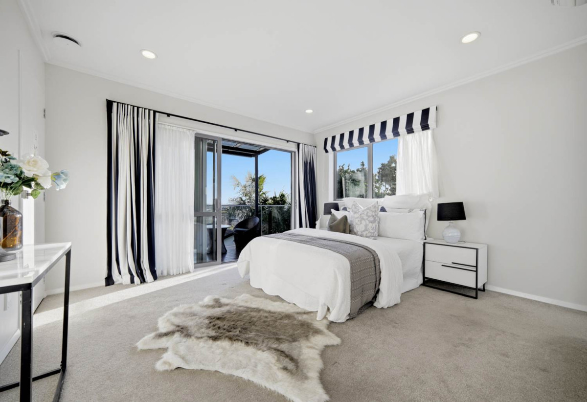 Rangitoto College zone, 421m2 section, 5 beds (1 ensuite) 3 baths house with double garage, within walking distance to local shops, cafes, everyday amenities, easy motorway access, 0.7 km to Mairangi Bay School, 0.8 km to Sunnynook School, 1 km to Rangitoto College, 436A East Coast Road, Windsor Park, Auckland