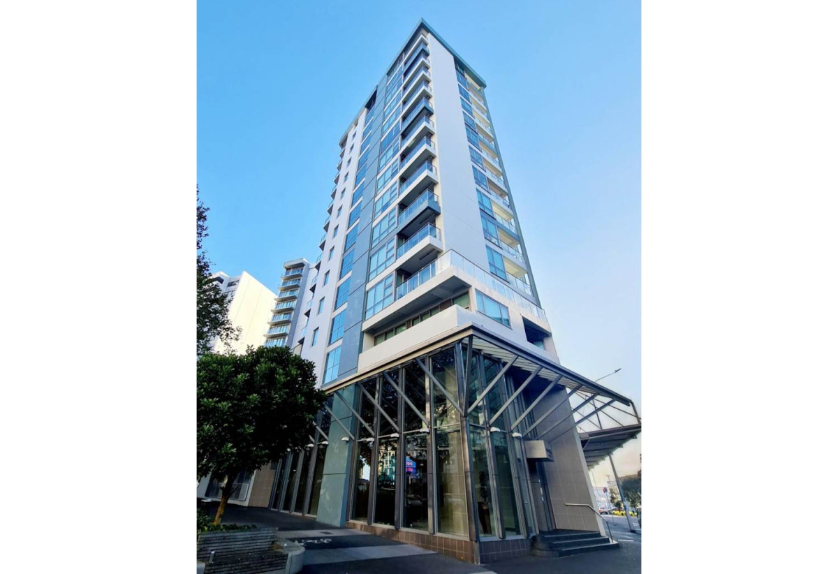 Auckland Girls’ Grammar School zone, Leasehold, 1 bed + 1 Flexi room 1 bath apartment with car park, 2.1 km to Auckland Girls’ Grammar School, 1313/30 Beach Road, City Centre, Auckland