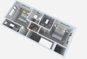 Brandnew 2 beds ( 2 ensuites) + study room 2.5 baths townhouse, Stroll to Glenfield Mall and local supermarkets, 0.5 km to Marlborough School, 1 km to Glenfield Intermediate School, Lot4/24 Woodcote Drive, Glenfield, Auckland
