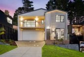 408m2 section, Built by Mars Living Construction, and presented as the development’s show home, 5 beds 3 baths house with double garage, 1 ensuite ground floor, Central air-conditioning with individual room controls, Underfloor heating in bathrooms, 0.5 km to Nukumea School, 2 km to Orewa College, 244D West Hoe Heights, Orewa, Auckland