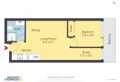Vendor MUST Sell! Great Value in City Garden, Auckland Girls’ Grammar School zone, Freehold 1 bed 1 bath apartment, 42sqm PLUS a spacious balcony, move-in ready, 12K/76 Albert Street, City Centre, Auckland