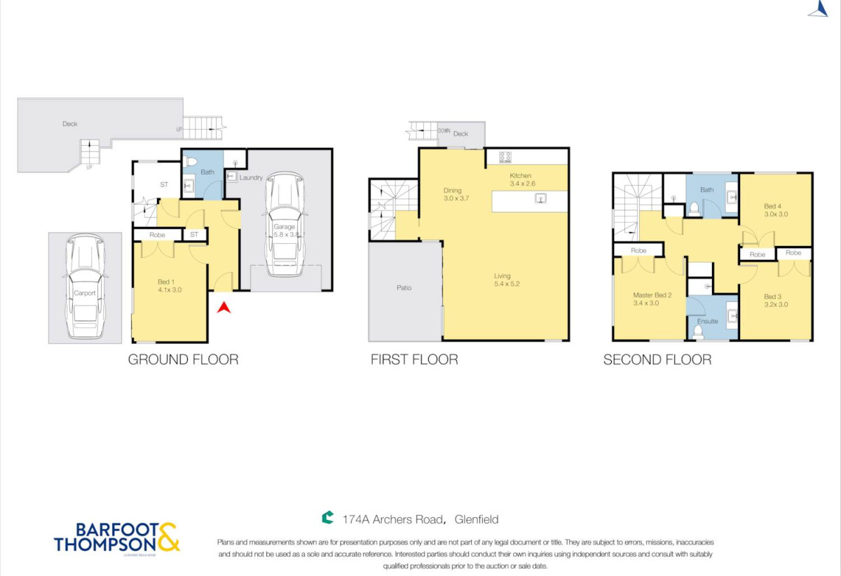 Double Westlake school zone, 4 beds (1 ensuite) 2.5 baths home with garage, 1 bed 1 bath ground floor, within walking distance to Pak’nSave, Golden Apple Supermarket, Patch Café, local shops, 0.6 km to Glenfield Intermediate School, 1.1 km to Sunnybrae Normal School and Westlake Boys’ High School, 1.3 km to Westlake Girls’ High School, 174A Archers Road, Glenfield, Auckland